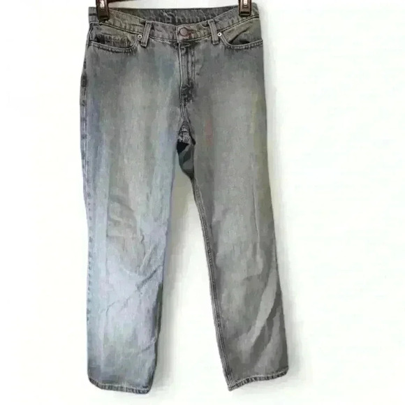 Vintage Polo Jeans Co. Men's Straight Jeans Blue Light Wash Size 4X29 - Picture 1 of 7